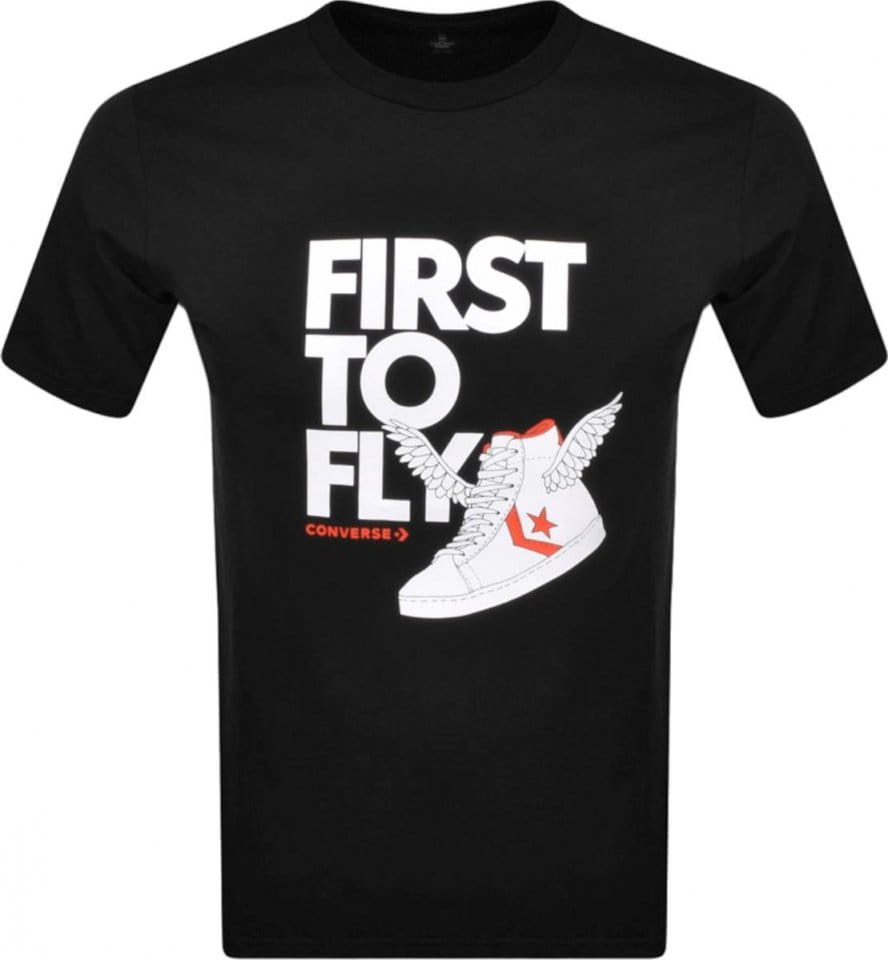 Magliette Converse First To Fly Back TEE M