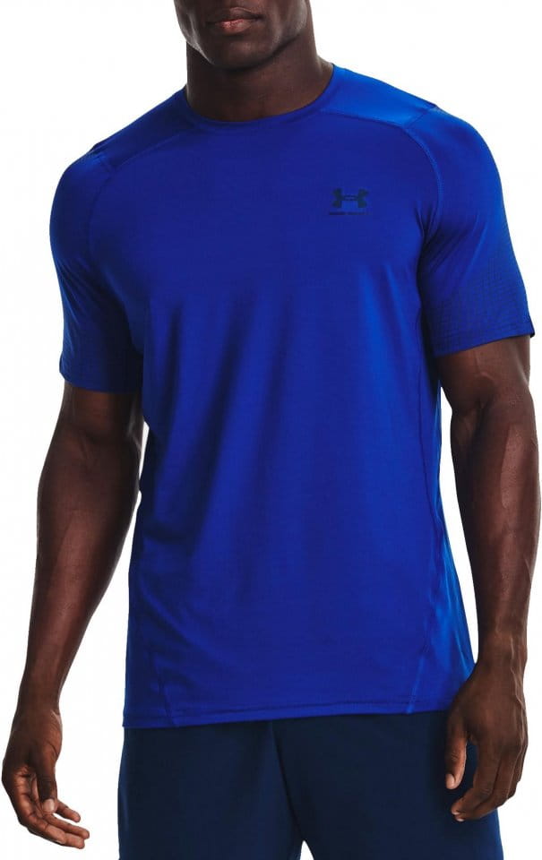 Magliette Under UA HG Armour Fitted Nvlty SS-BLU