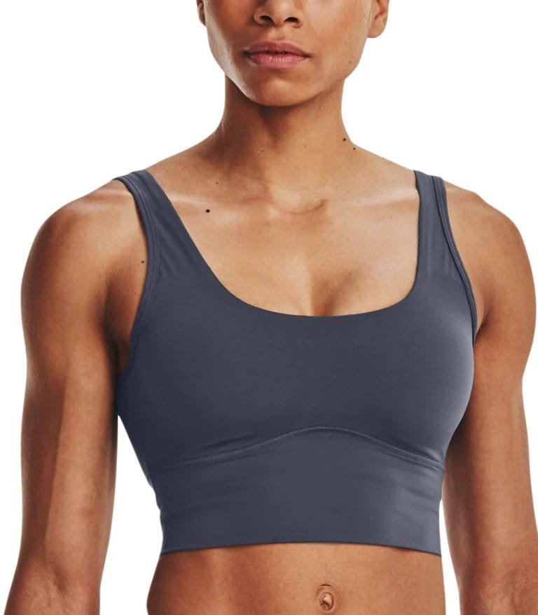 Canotte e Top Under Armour Meridian Fitted Crop Tank-GRY