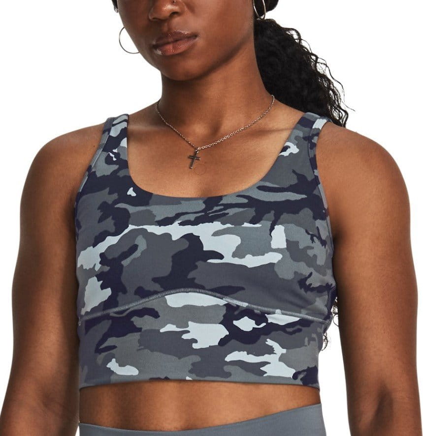 Canotte e Top Under Armour Meridian Fitted CropTankPrnt-BLU