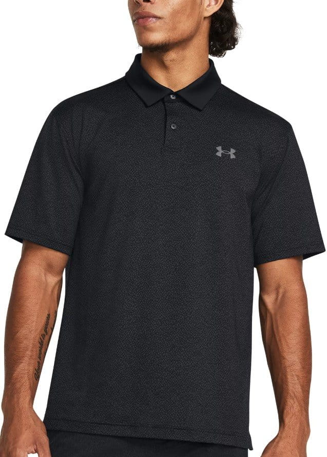 Magliette Under Armour UA T2G Printed Polo-BLK