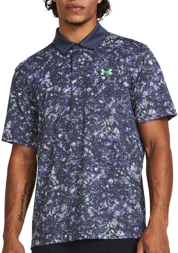 Magliette Under Armour UA T2G Printed Polo-GRY