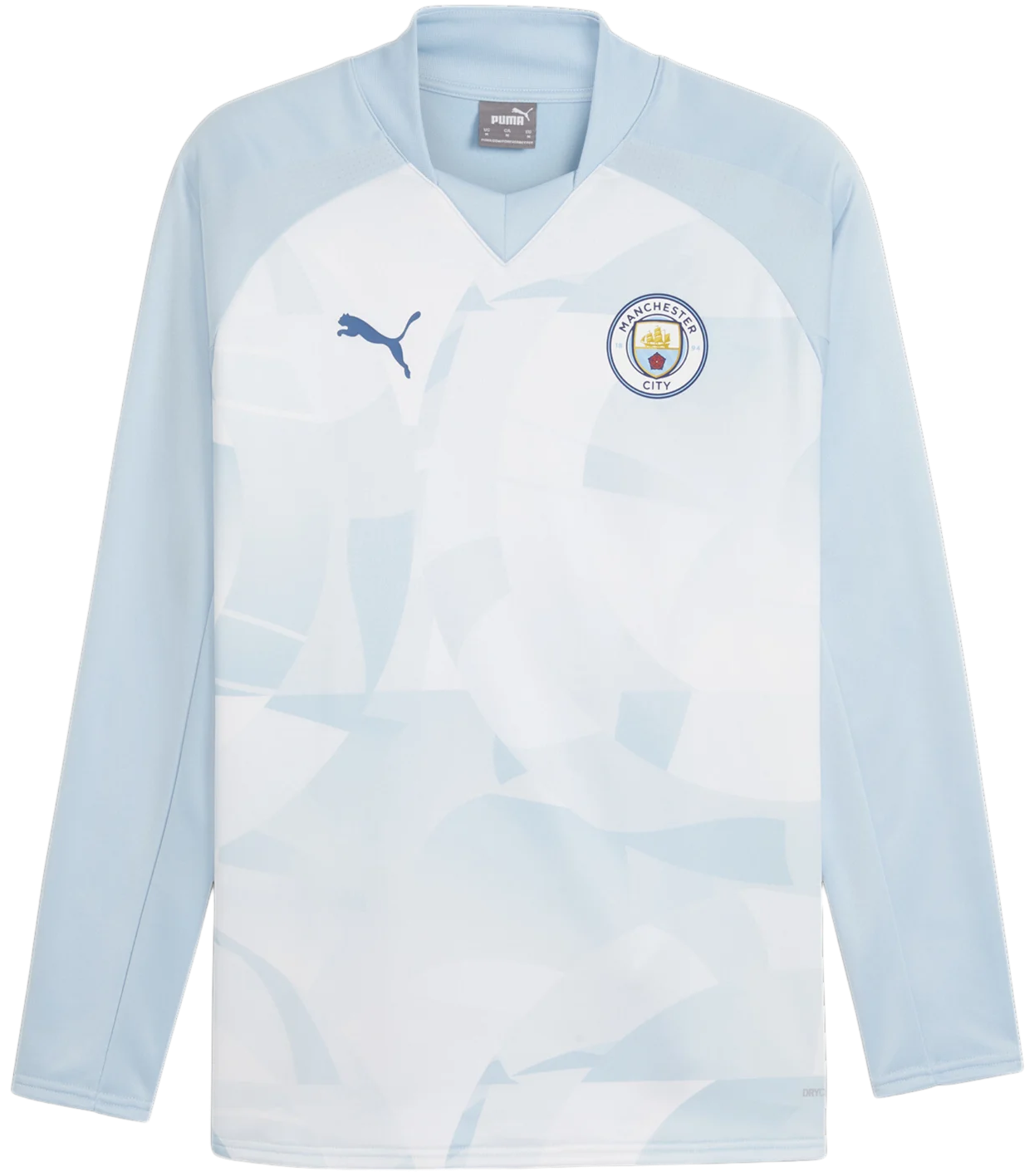 Magliette a maniche lunghe Puma Manchester City Pre-match Sweatshirt 2023/24