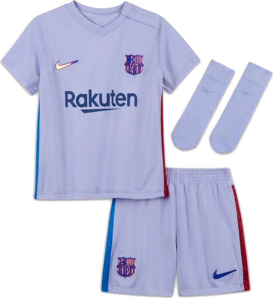 Completi Nike FC Barcelona 2021/22 Away Baby/Toddler Soccer Kit