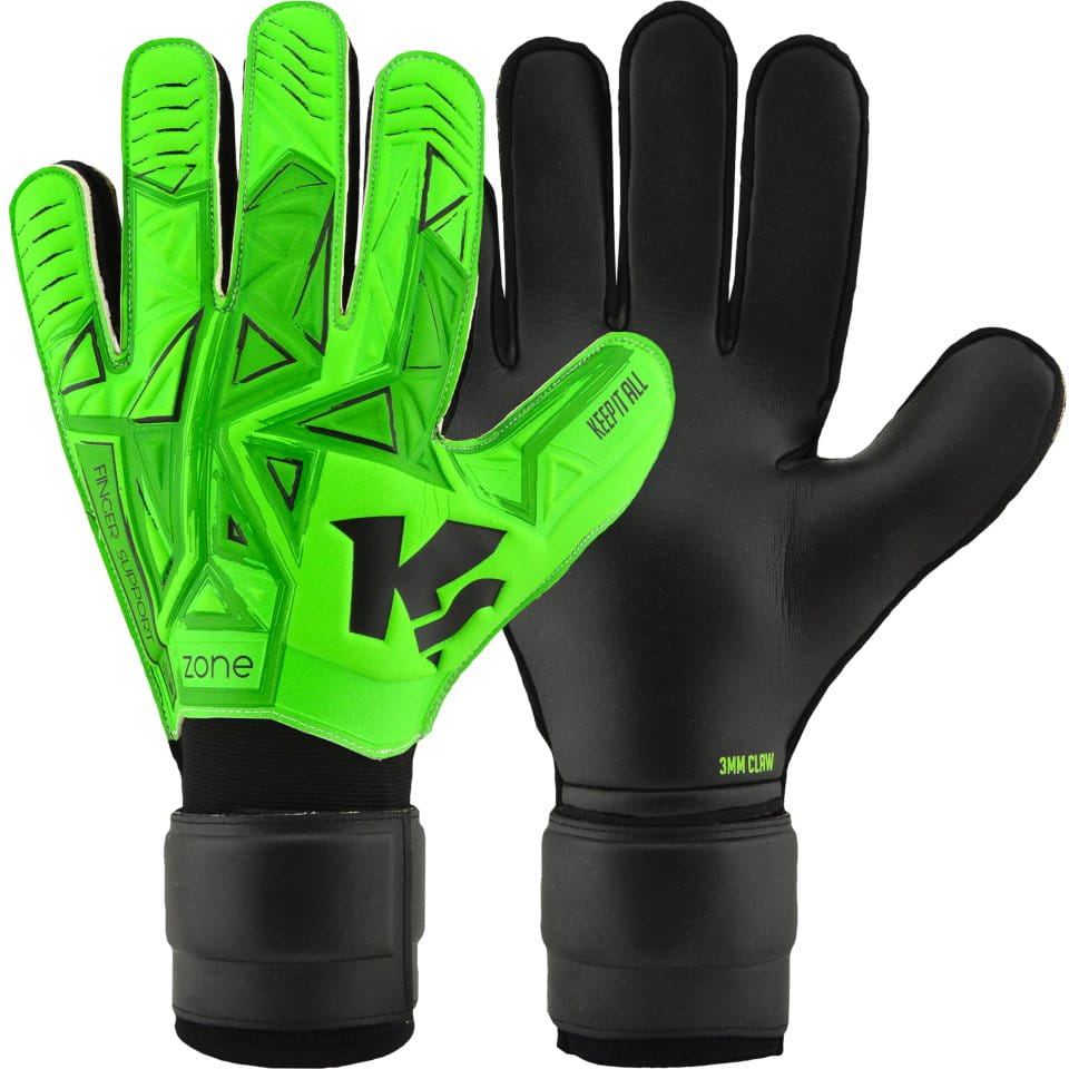 Guanti da portiere KEEPERsport Zone RC Finger Support (green)