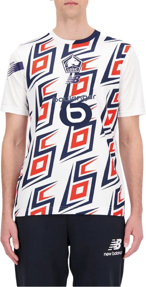 Magliette New Balance LOSC Lille Prematch Shirt 2023/24